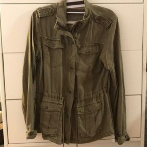 Army green light weight jacket, MAX JEANS